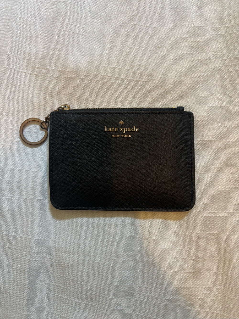 Kate Spade Black Zip Wallet